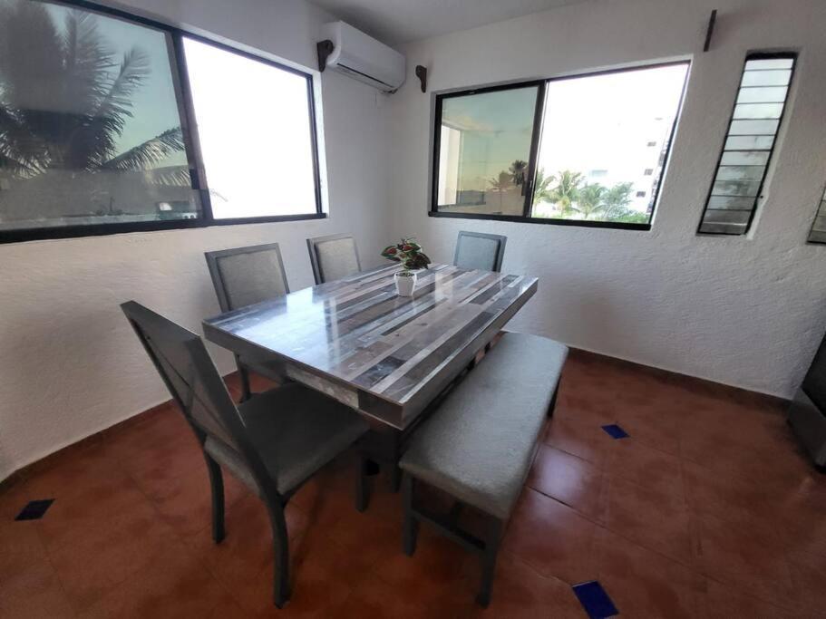 2 Rooms Apartment With Private Beach In Puerto Juarez Cancún Extérieur photo